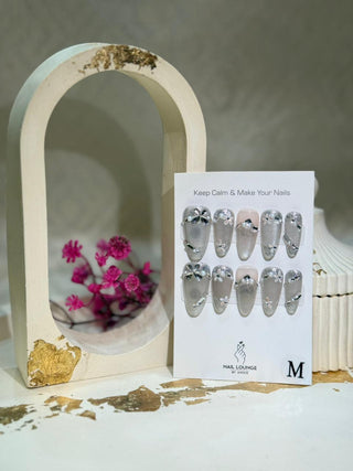 Off White with Stones